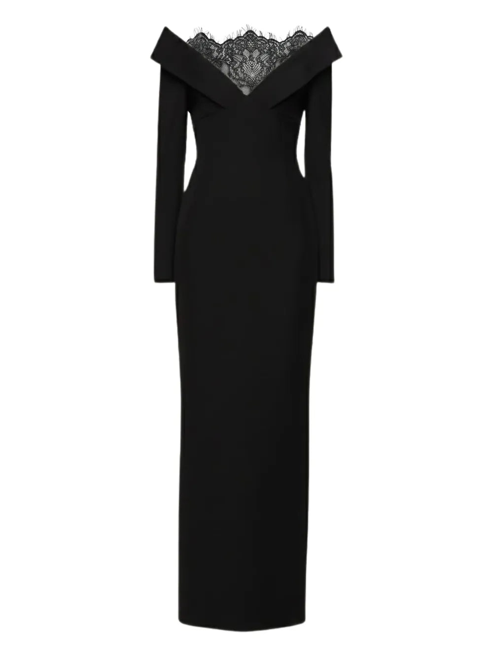 Roland Mouret Lace Insert Column Gown