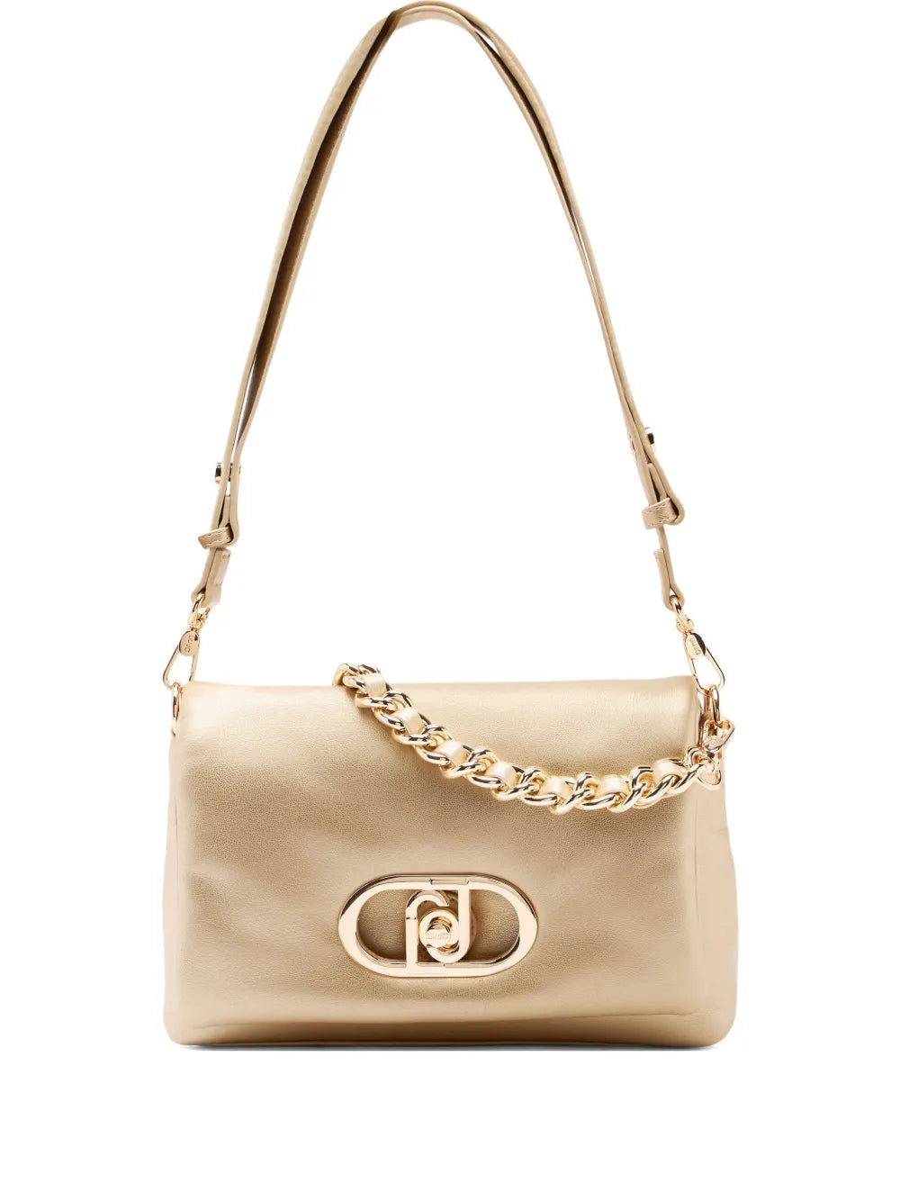 Liu Jo Braided Chain Logo Satchel