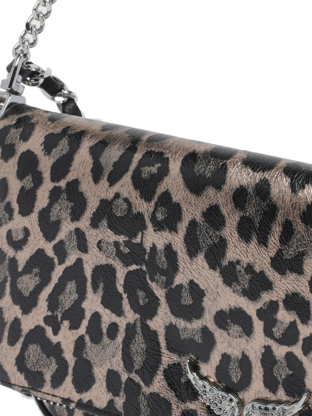 Zadigvoltaire Nano Rock Leopard Effect Shoulder Bag