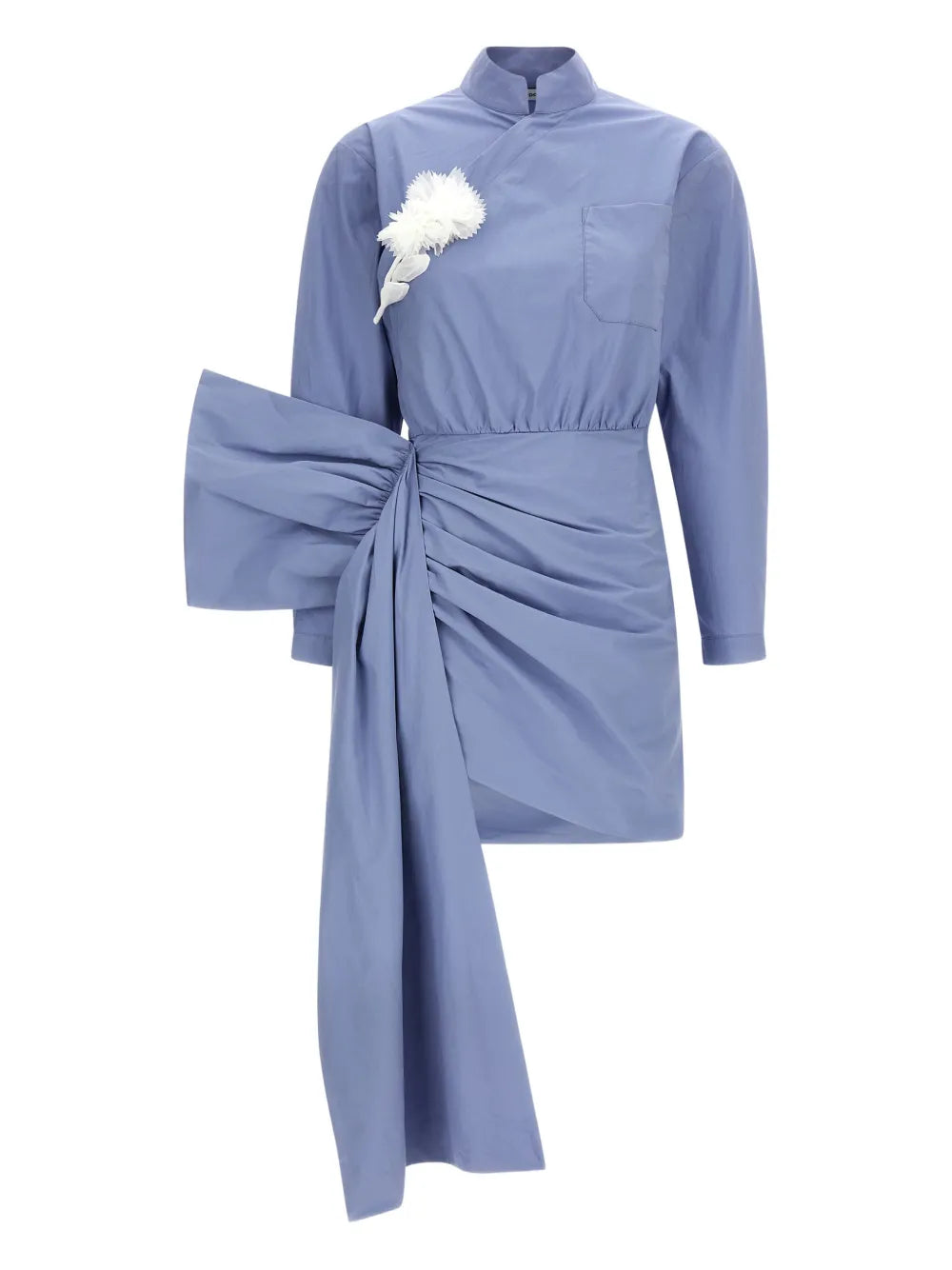 Self Portrait Tie Side Bow Mini Dress