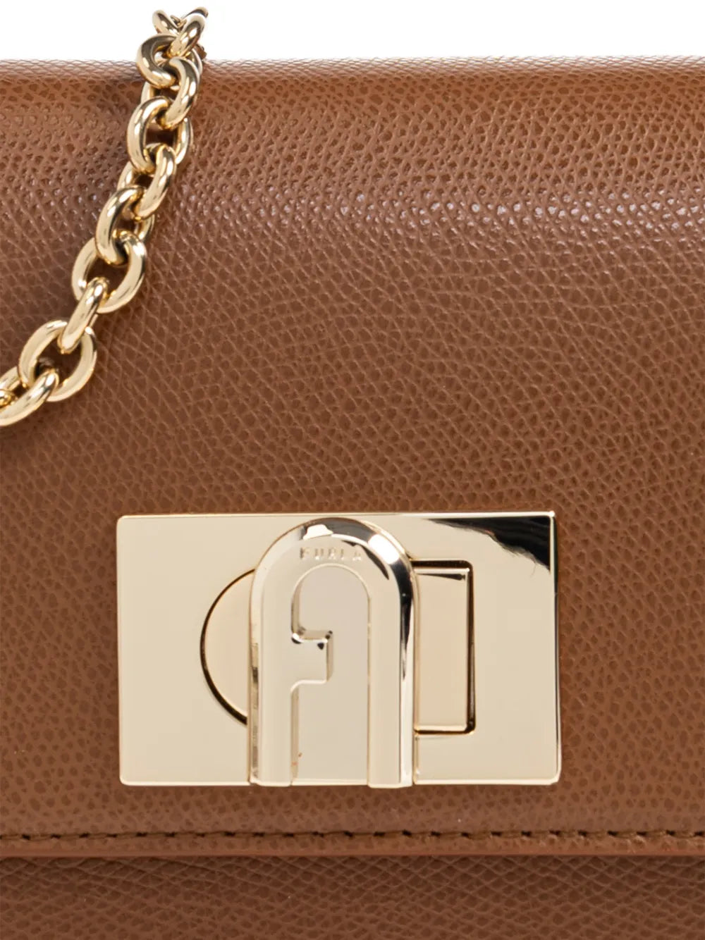 Furla Chain Padlock Tote Bag