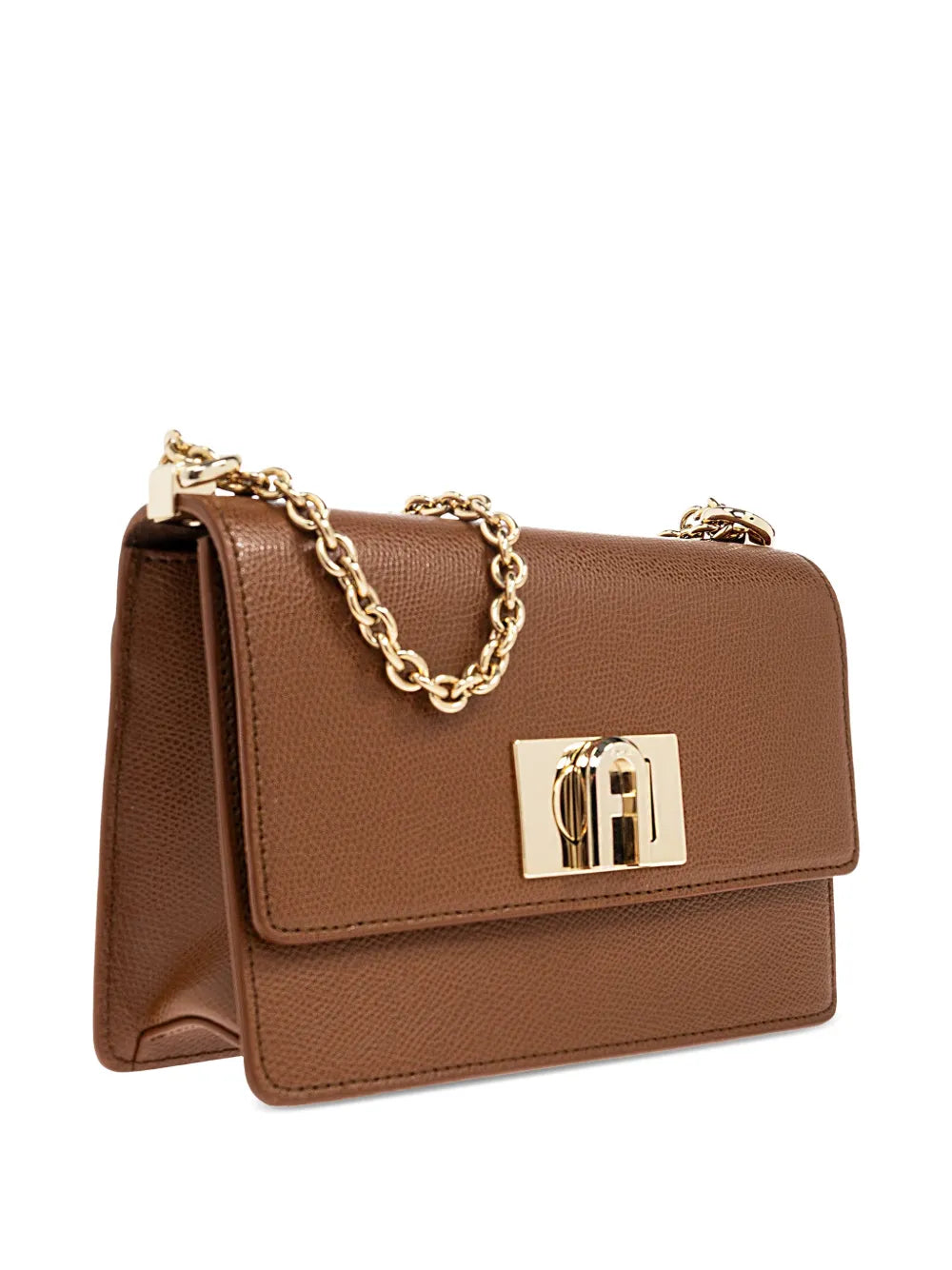 Furla Chain Padlock Tote Bag