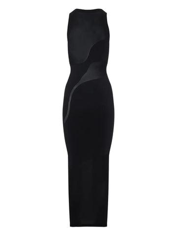 Wolford Sheer Panel Maxi Dress
