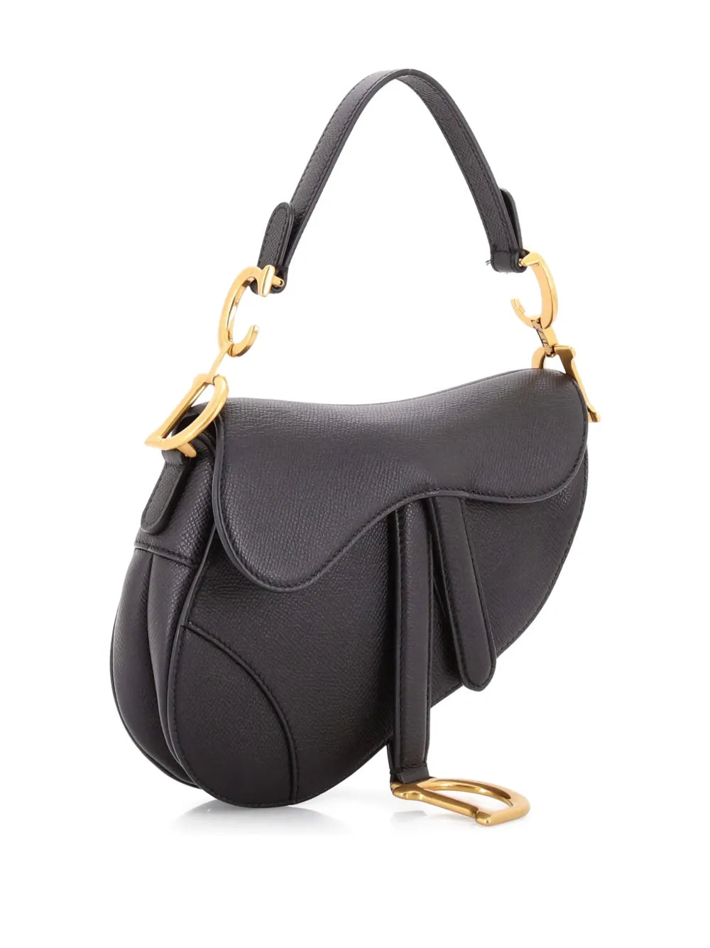 Christian Dior Pre Owned Saddle Handbag Leather Mini Shoulder Bag