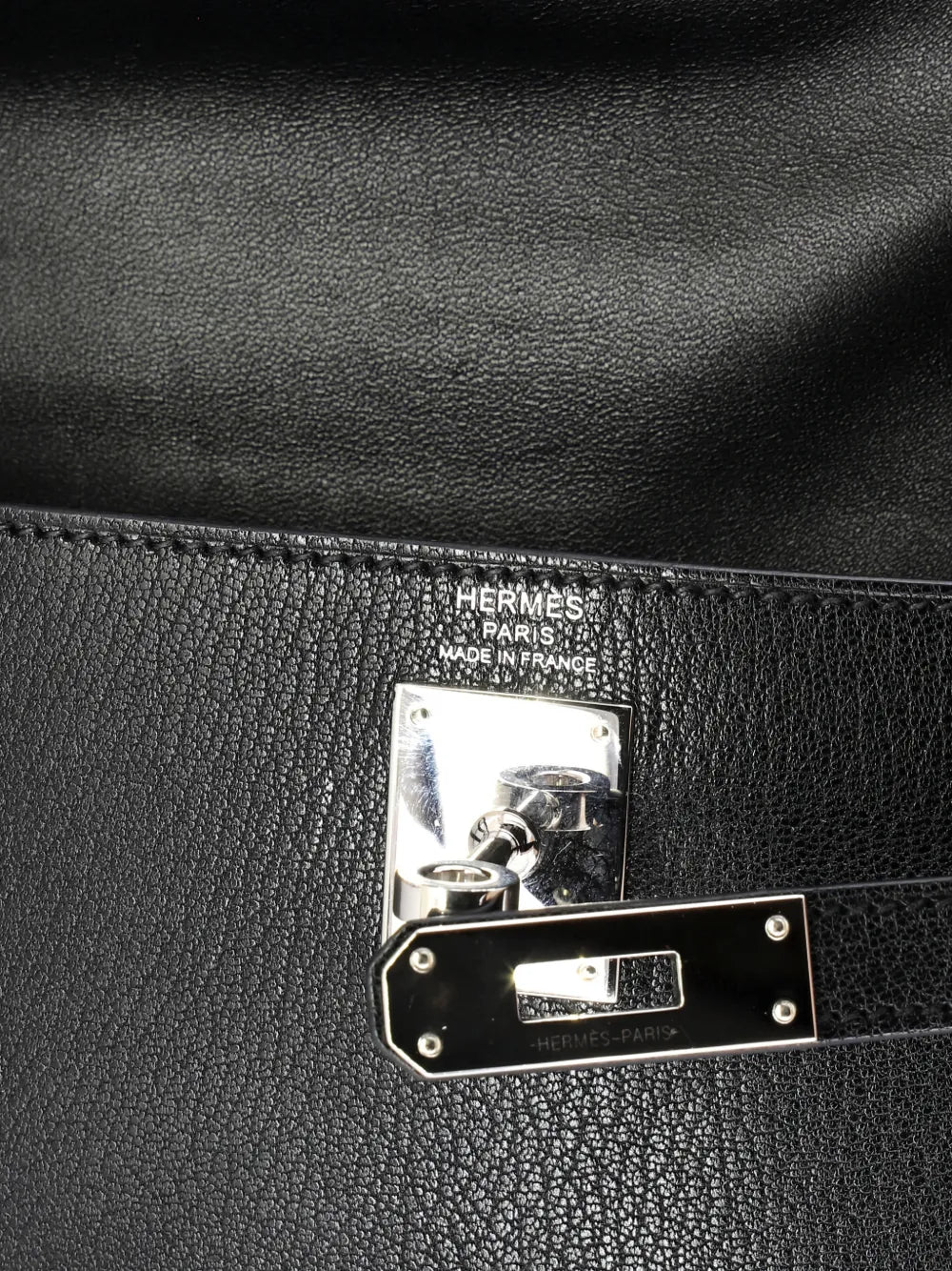 Hermes Pre Owned Kelly Elan Chevre Chamkila Shoulder Bag