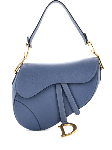 Christian Dior Pre Owned Saddle Handbag Leather Medium Shoulder Bag