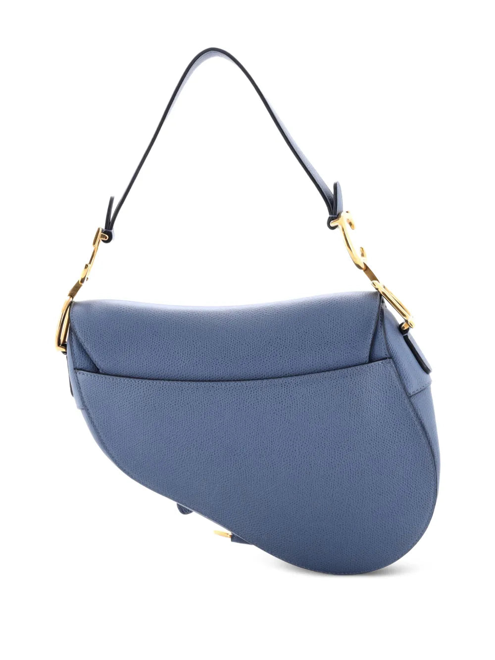Christian Dior Pre Owned Saddle Handbag Leather Medium Shoulder Bag
