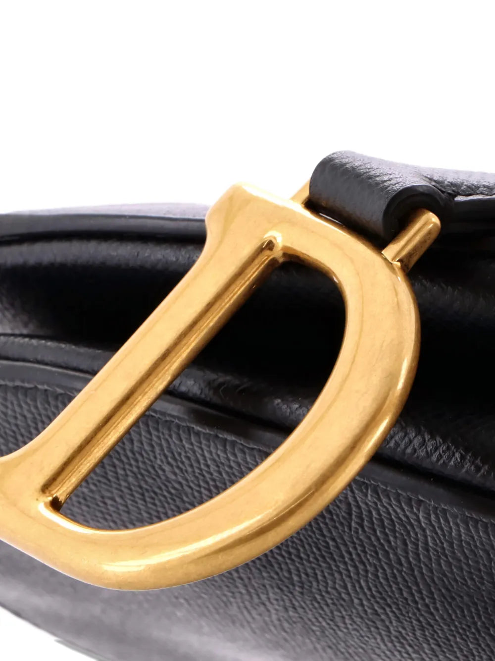 Christian Dior Pre Owned Saddle Handbag Leather Medium Shoulder Bag