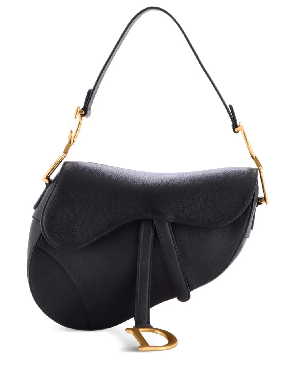 Christian Dior Pre Owned Saddle Handbag Leather Medium Shoulder Bag