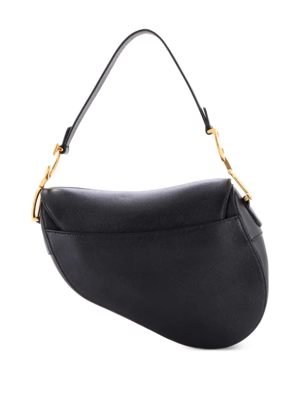Christian Dior Pre Owned Saddle Handbag Leather Medium Shoulder Bag