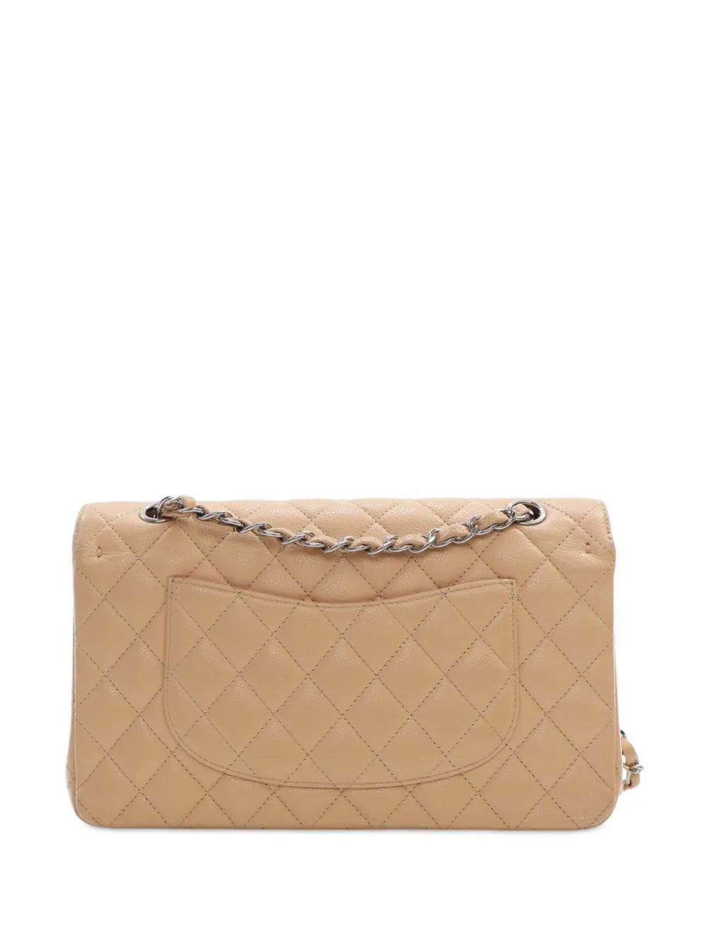 Chanel Pre Owned 2010 2011 Medium Classic Caviar Double Flap Shoulder Bag