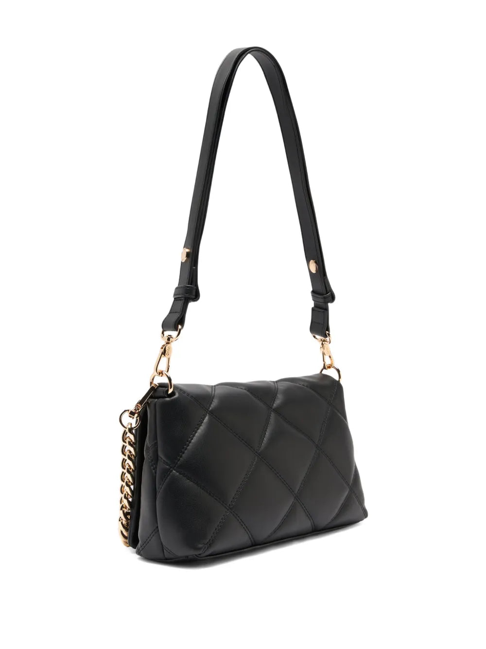 Liu Jo Lapuffy Quilted Logo Shoulder Bag