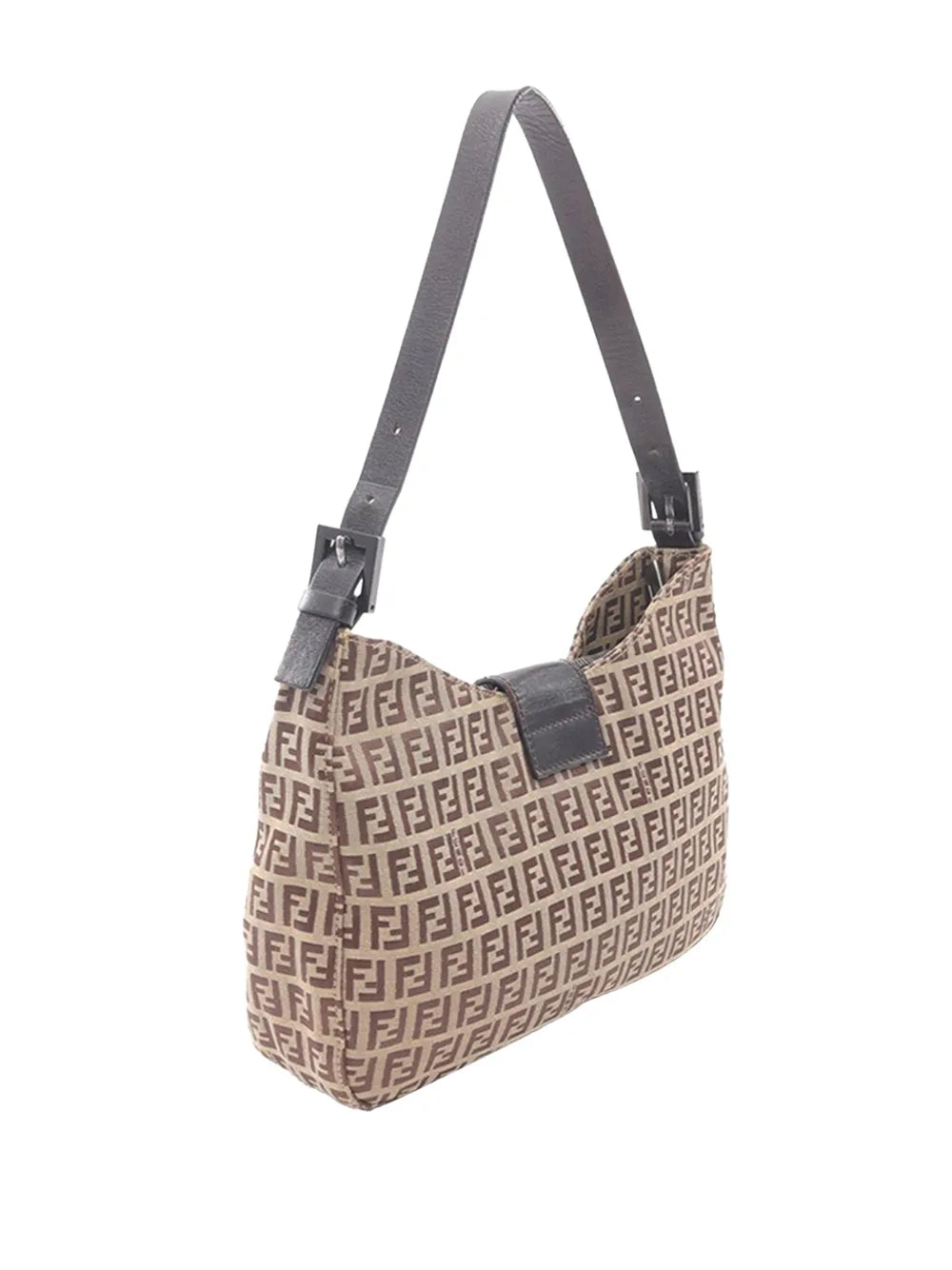 Fendi Pre Owned 2000 2010 Zucchino Canvas Shoulder Bag