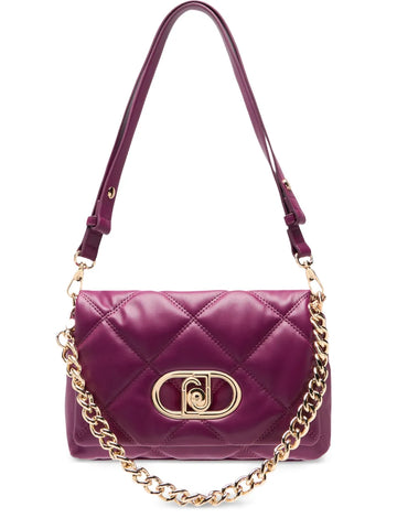 Liu Jo Lapuffy Quilted Metal Logo Bag