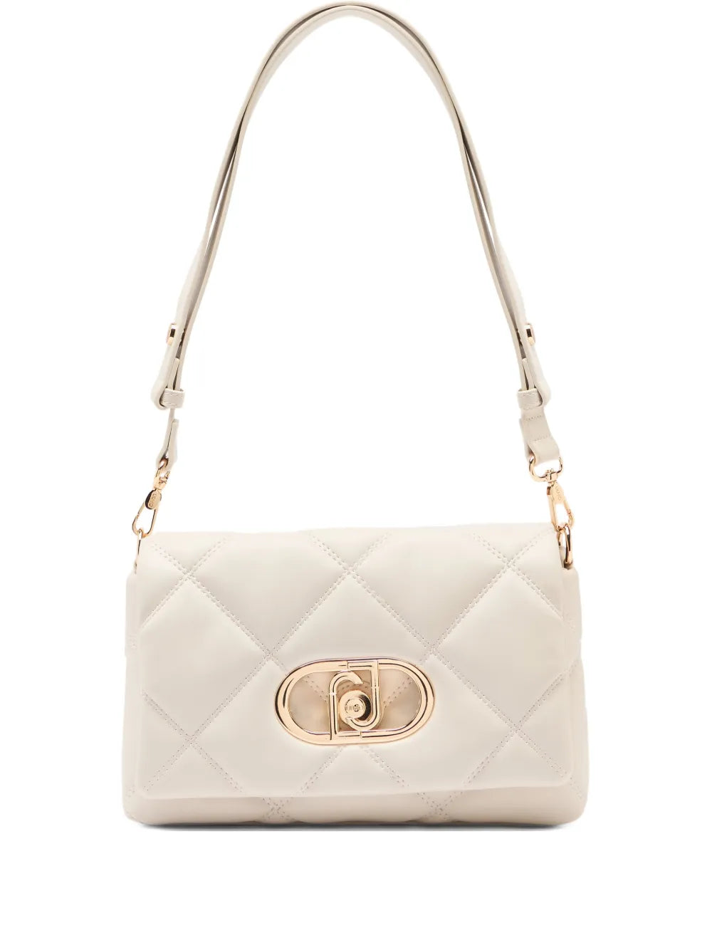 Liu Jo Lapuffy Logo Plaque Shoulder Bag