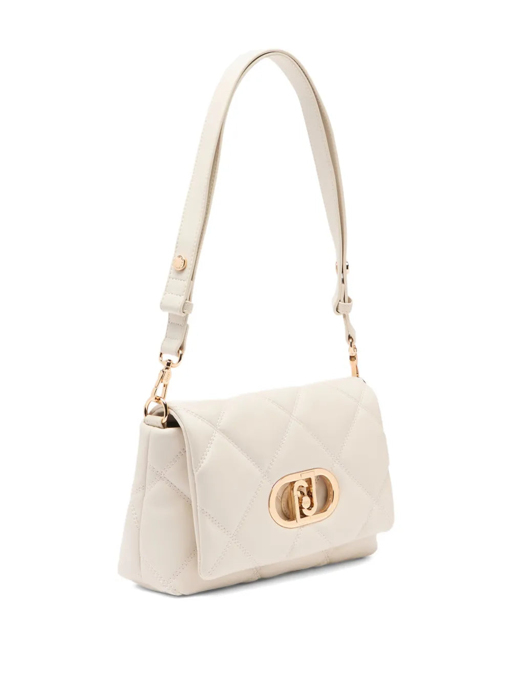Liu Jo Lapuffy Logo Plaque Shoulder Bag