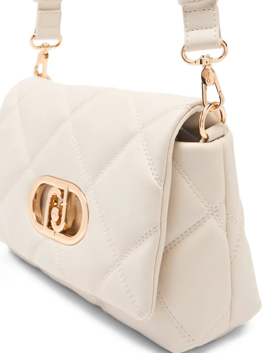 Liu Jo Lapuffy Logo Plaque Shoulder Bag