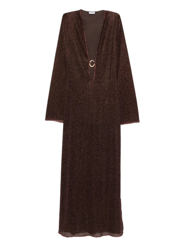 Oseree Ring V Neck Dress