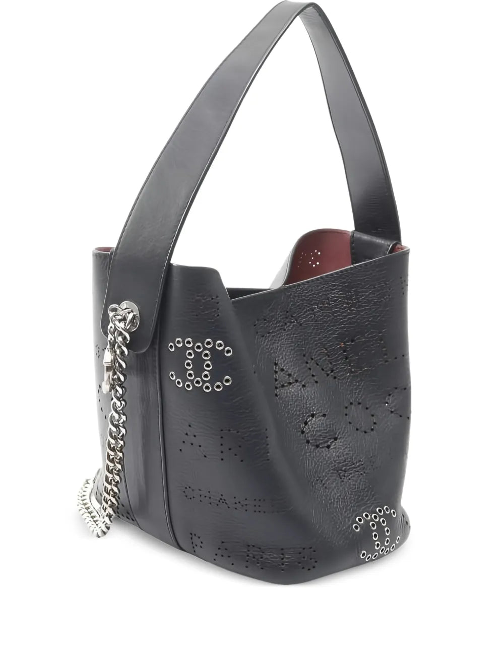 Chanel Pre Owned 2019 Logo Pattern Shoulder Bag