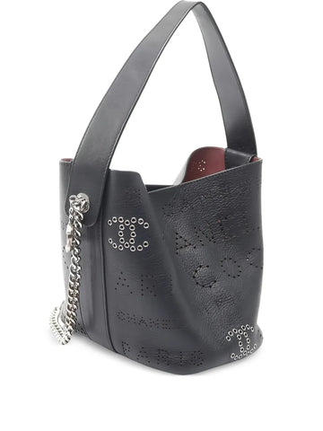Chanel Pre Owned 2019 Logo Pattern Shoulder Bag