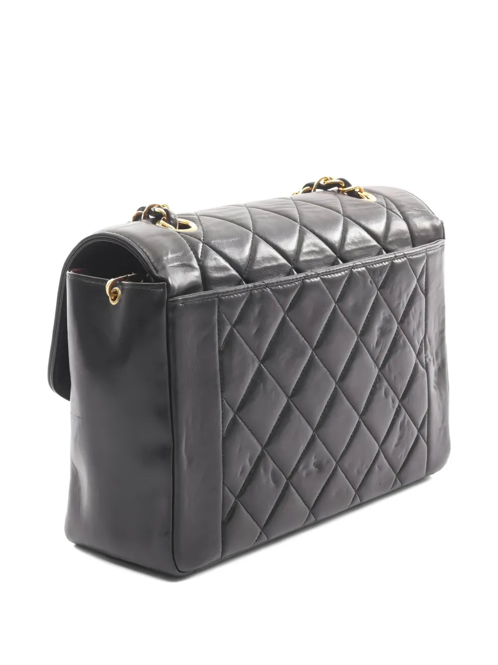 Chanel Pre Owned Diana Flap Matelasse Quilting Chain Strap Shoulder Bag