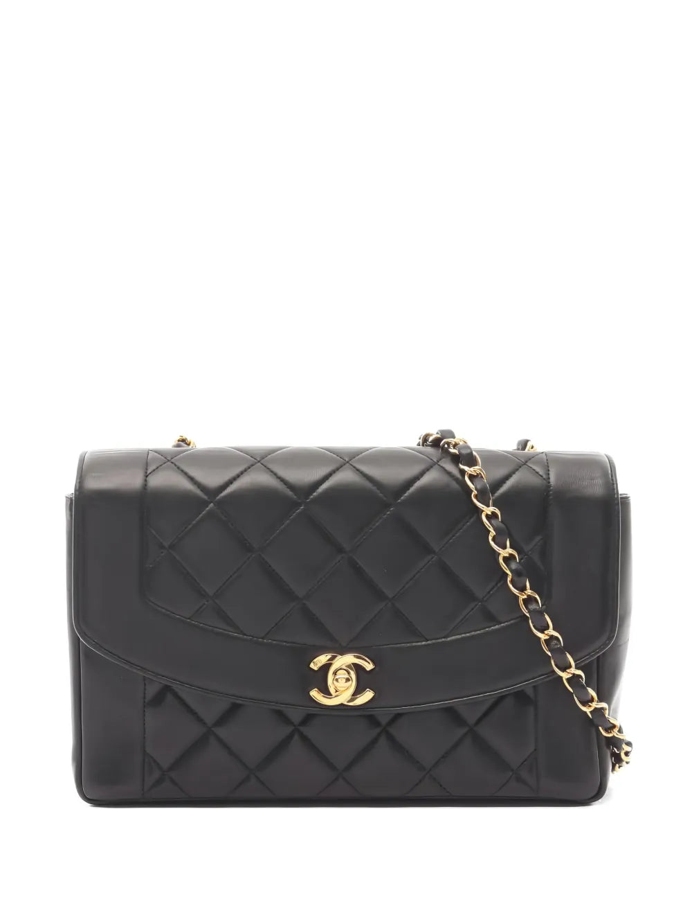 Chanel Pre Owned Diana Flap Matelasse Quilting Chain Strap Shoulder Bag