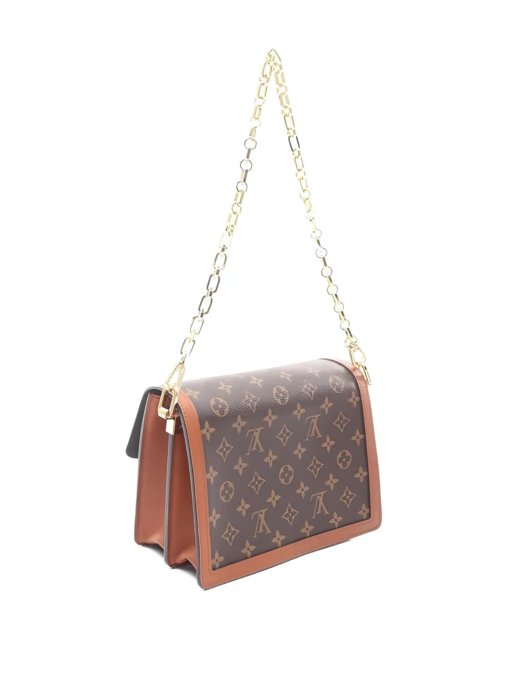 Louis Vuitton Pre Owned Monogram Pattern Chain Strap Shoulder Bag