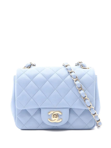 Chanel Pre Owned Mini Matelasse Chain Shoulder Bag