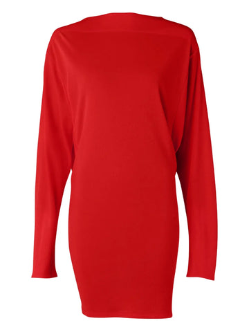 Jacquemus La Mistral Open Back Draped Dress