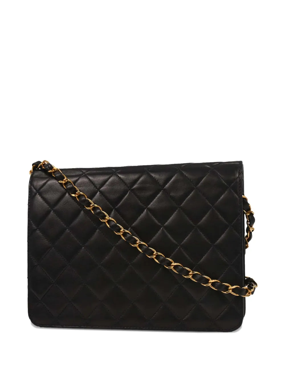 Chanel Pre Owned 2003 Small Turnlock Half Flap Shoulder Bag