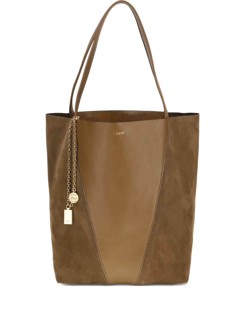 Chloe Panel Charm Shoulder Bag