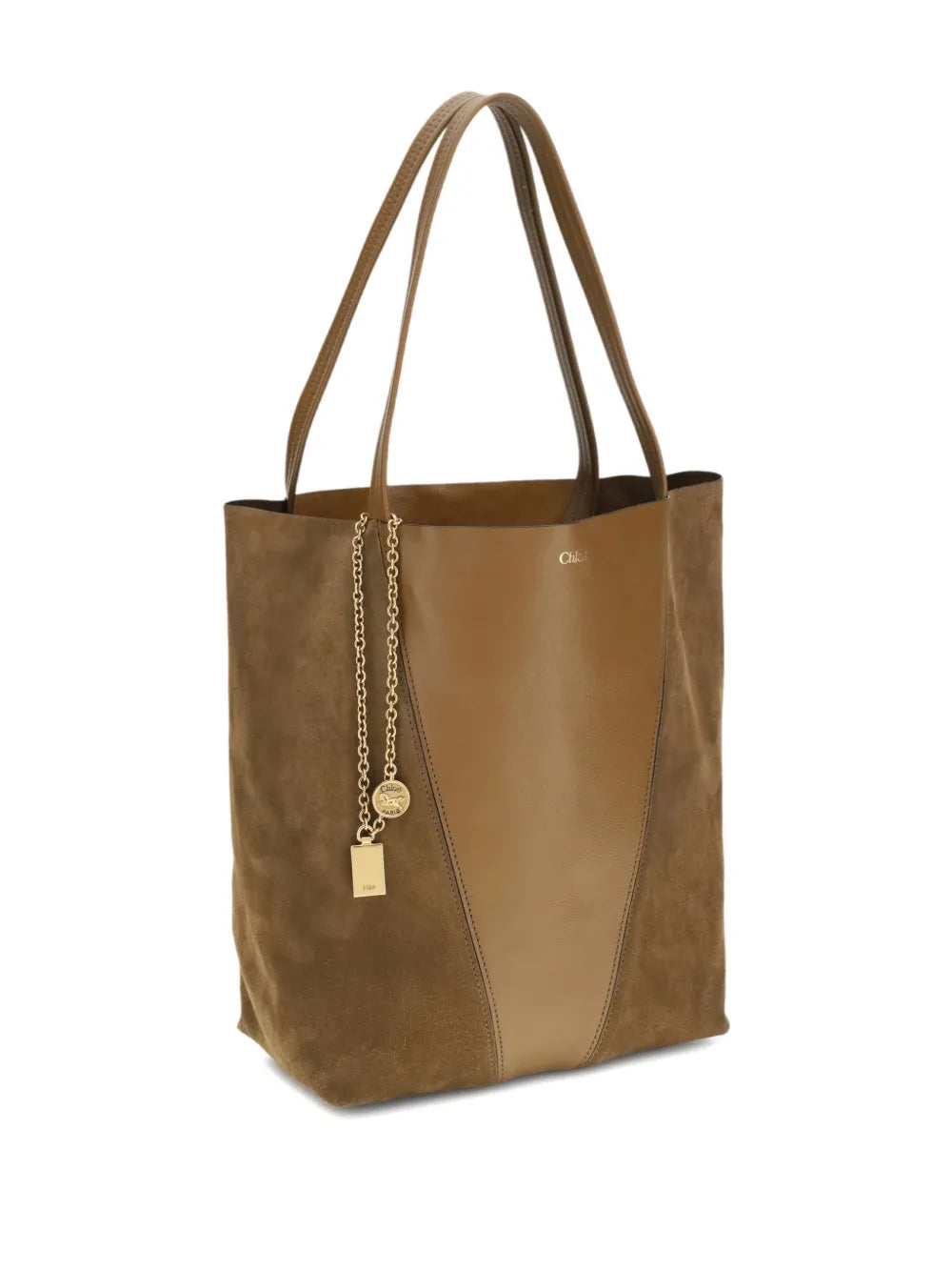Chloe Panel Charm Shoulder Bag