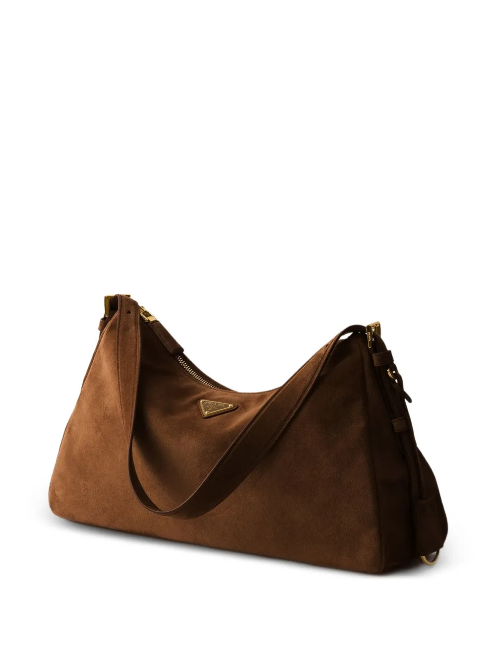 Prada Medium Aimee Suede Shoulder Bag