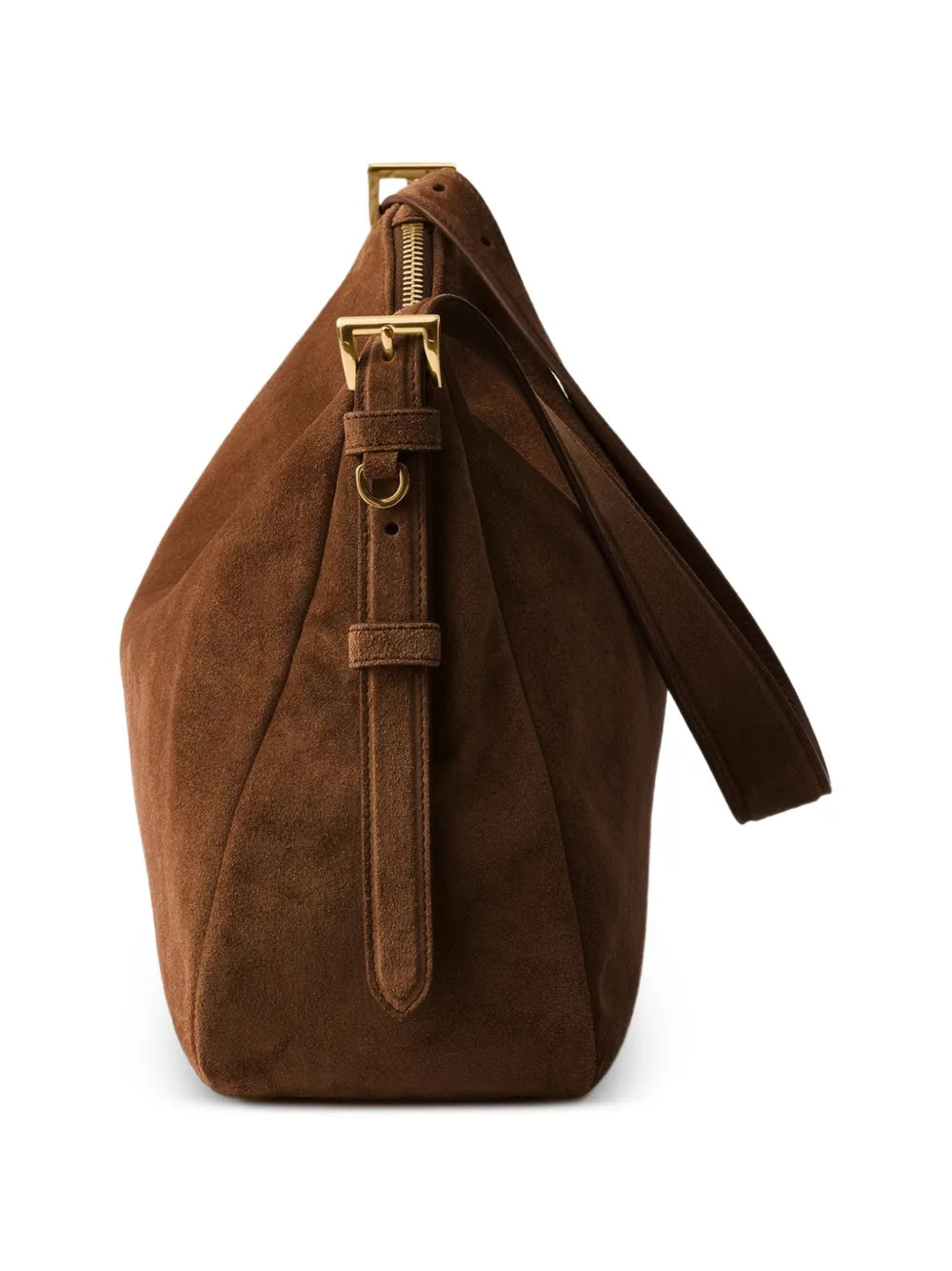 Prada Medium Aimee Suede Shoulder Bag