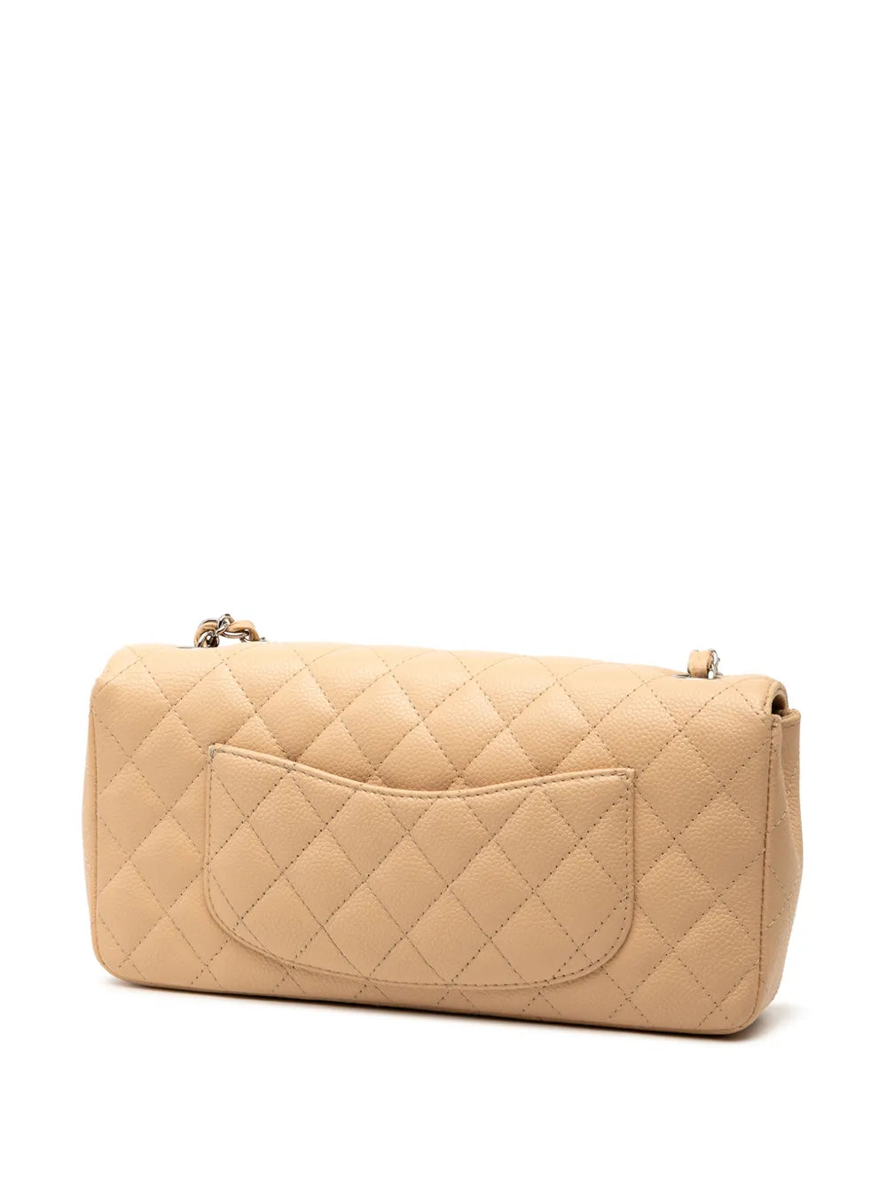 Chanel Pre Owned 2008 2009 Classic Caviar East West Single Flap Shoulder Bag