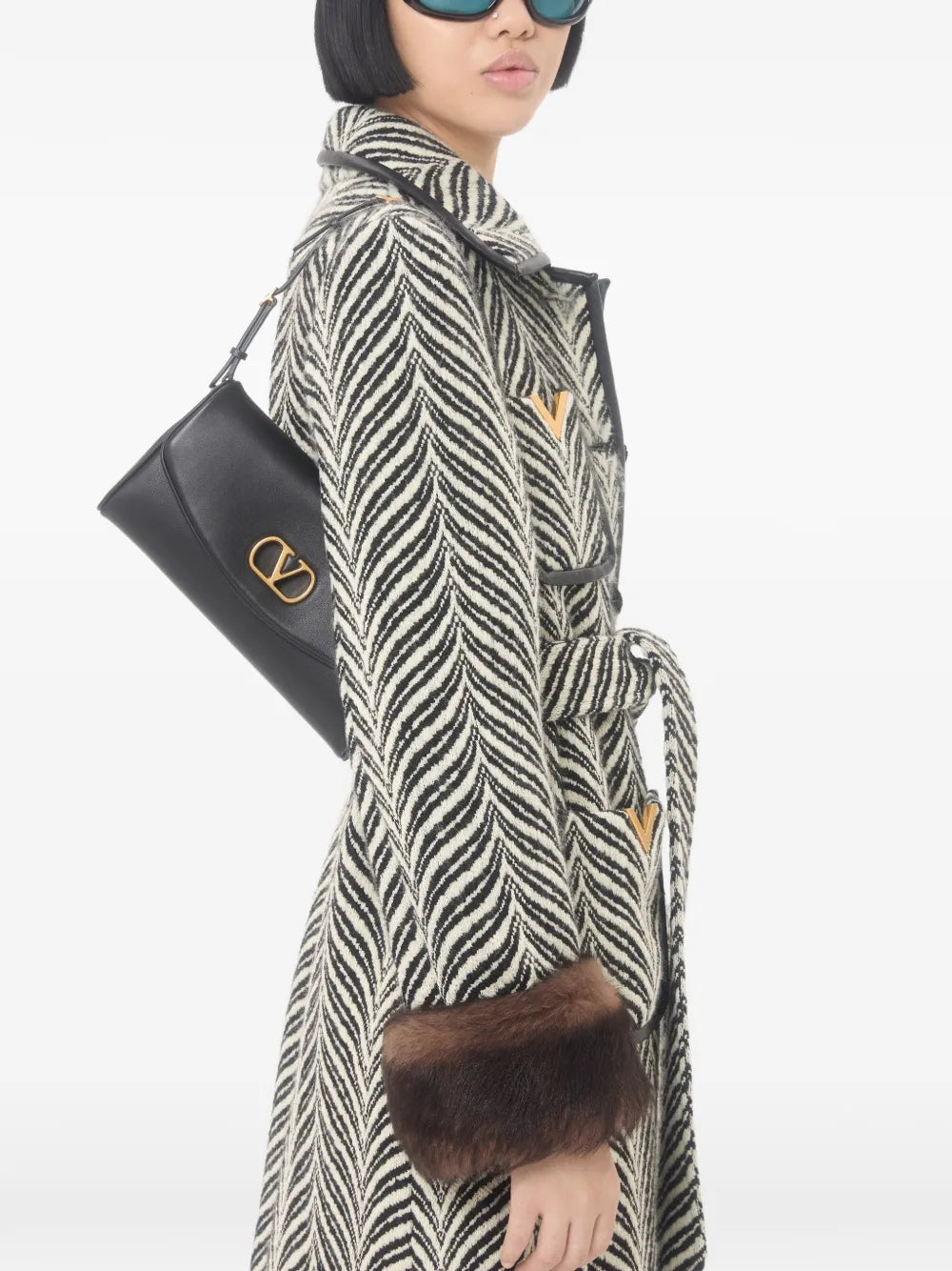 Valentino Garavani Small Devain Vlogo Signature Shoulder Bag