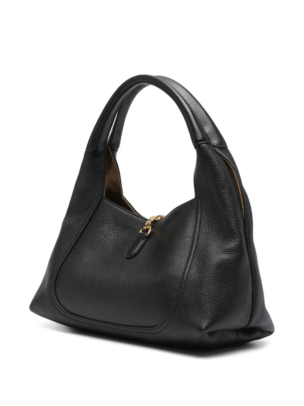 Gucci Horsebit Grained Leather Tote Bag