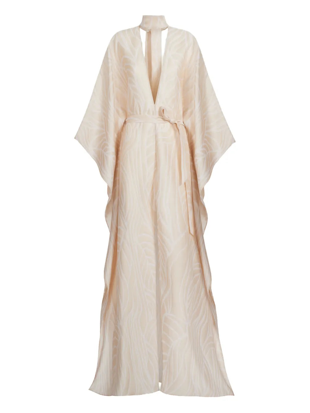 Taller Marmo Completely Ooo Tie Neck Maxi Dress