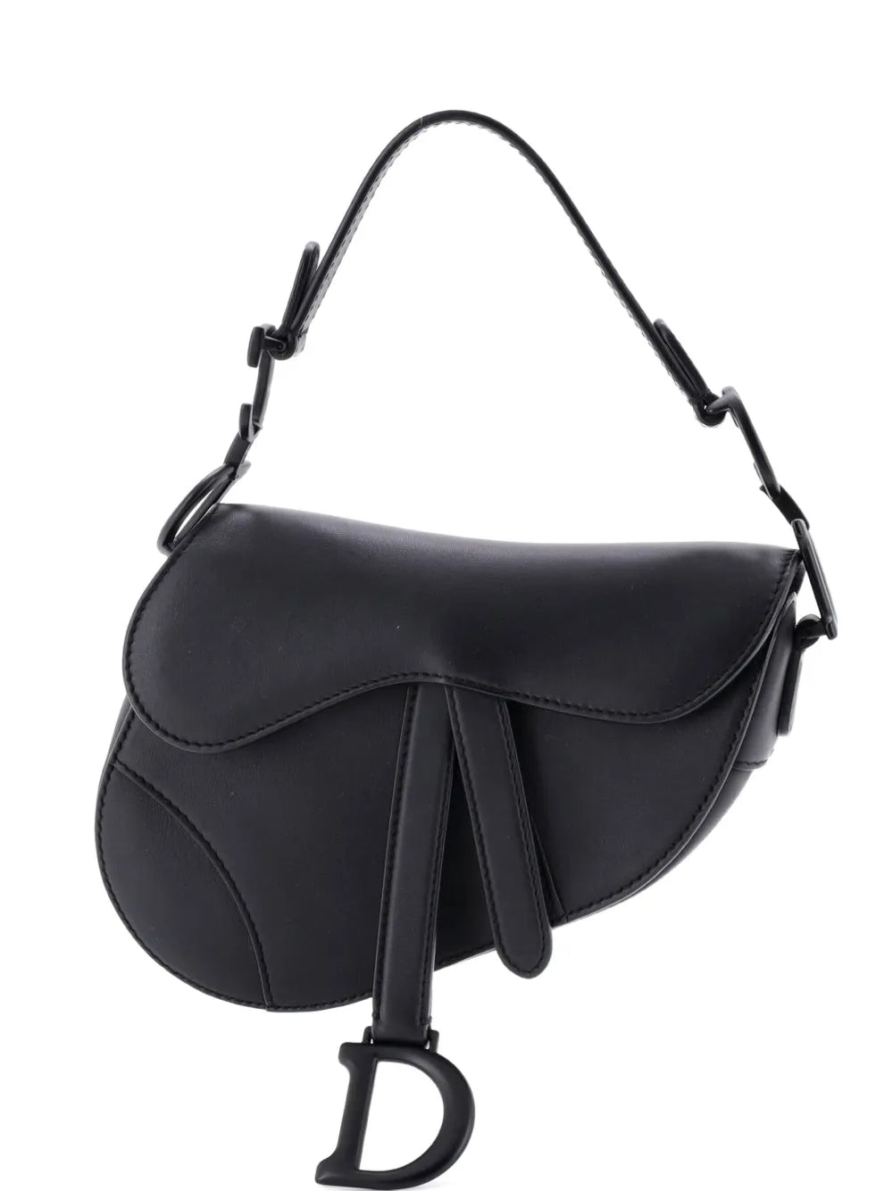 Christian Dior Pre Owned Ultra Matte Saddle Handbag Leather Mini Shoulder Bag