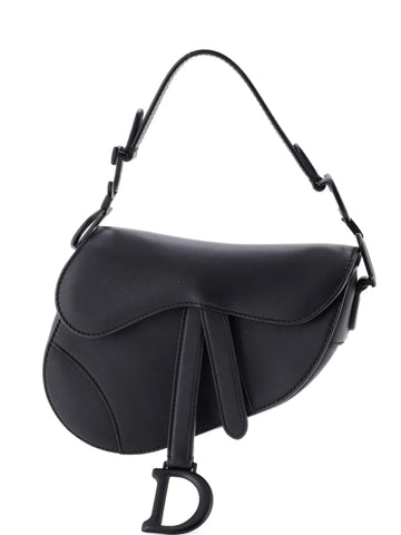 Christian Dior Pre Owned Ultra Matte Saddle Handbag Leather Mini Shoulder Bag
