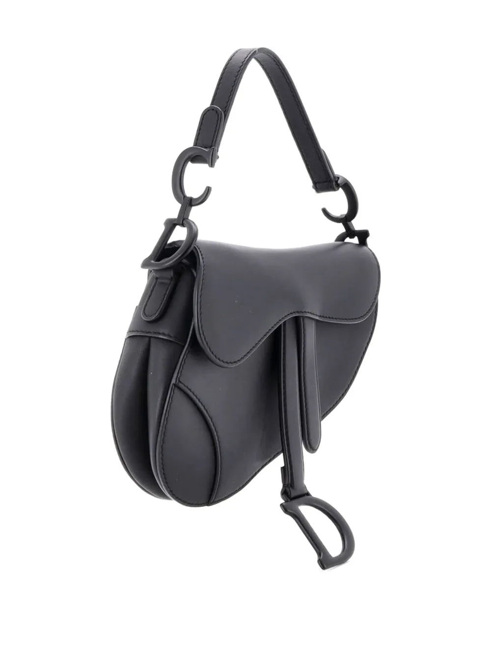 Christian Dior Pre Owned Ultra Matte Saddle Handbag Leather Mini Shoulder Bag