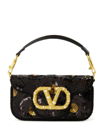 Valentino Garavani Small Loco Sequinned Shoulder Bag