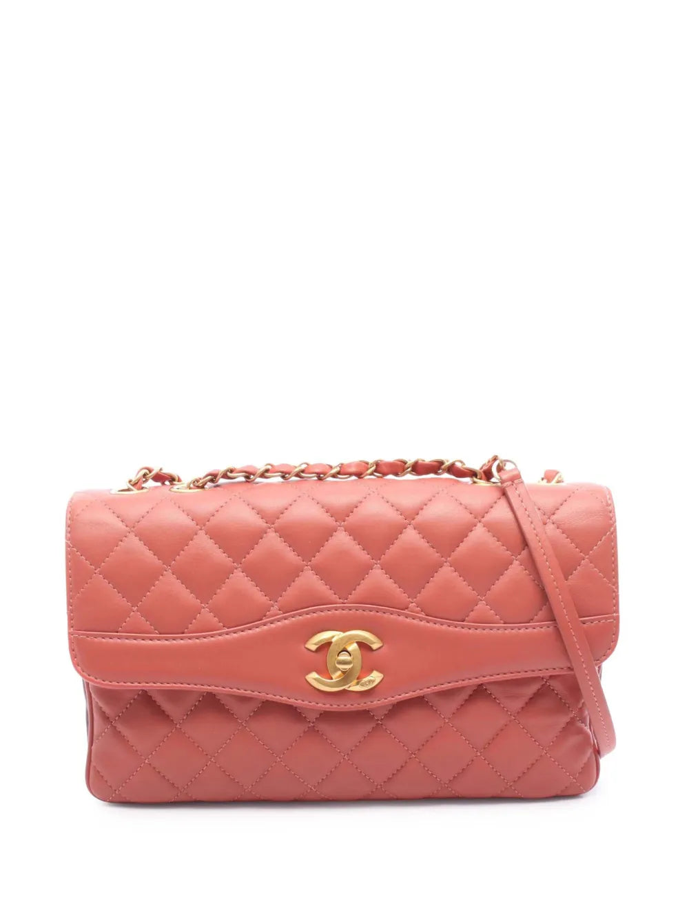 Chanel Pre Owned 2018 Large Quilted Lambskin Daily Companion Flap Shoulder Bag