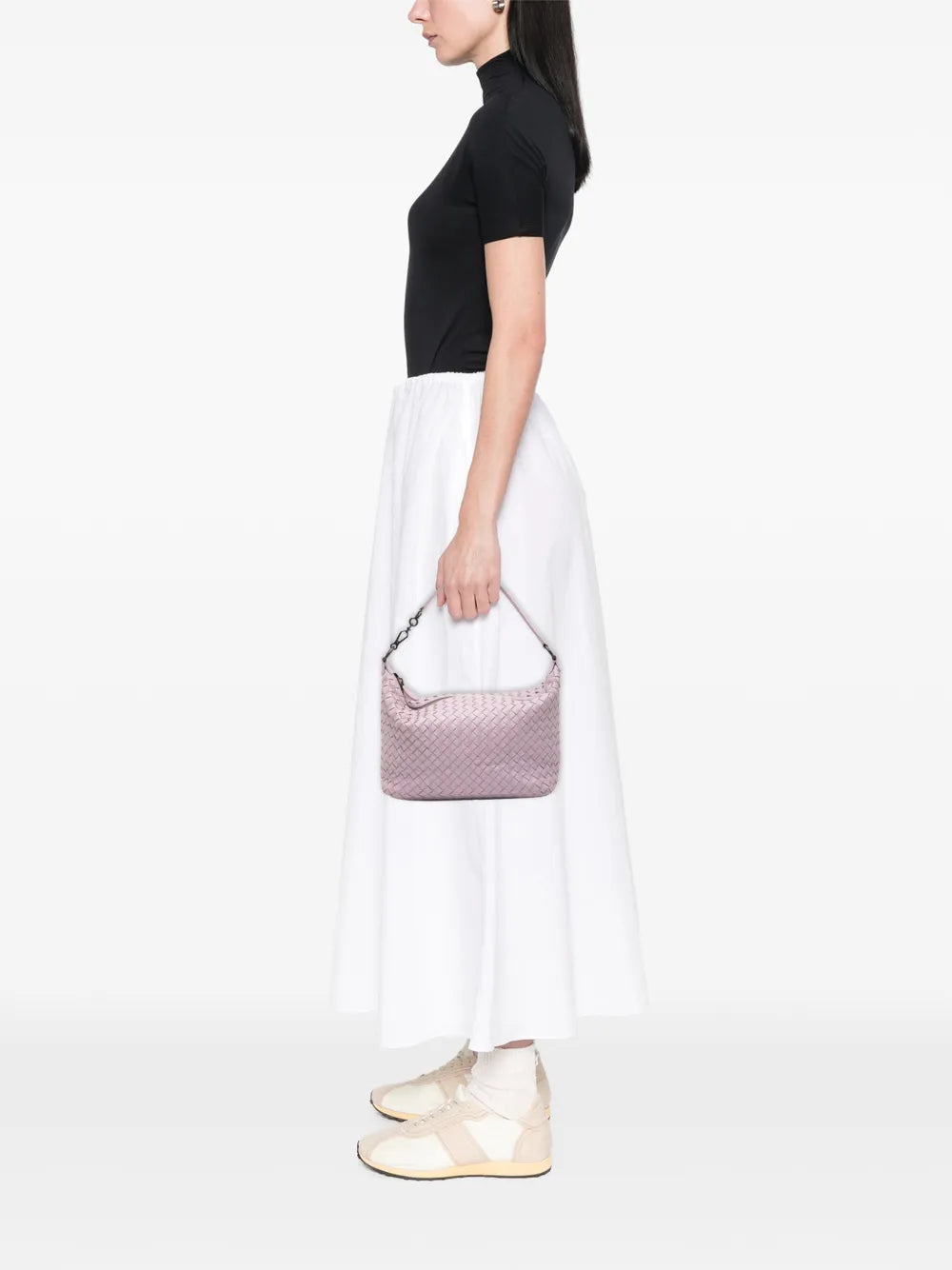 Bottega Veneta Pre Owned 2012 2025 Nappa Intrecciato Shoulder Bag