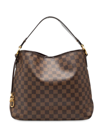 Louis Vuitton Pre Owned 2015 Damier Ebene Delightful Pm Shoulder Bag