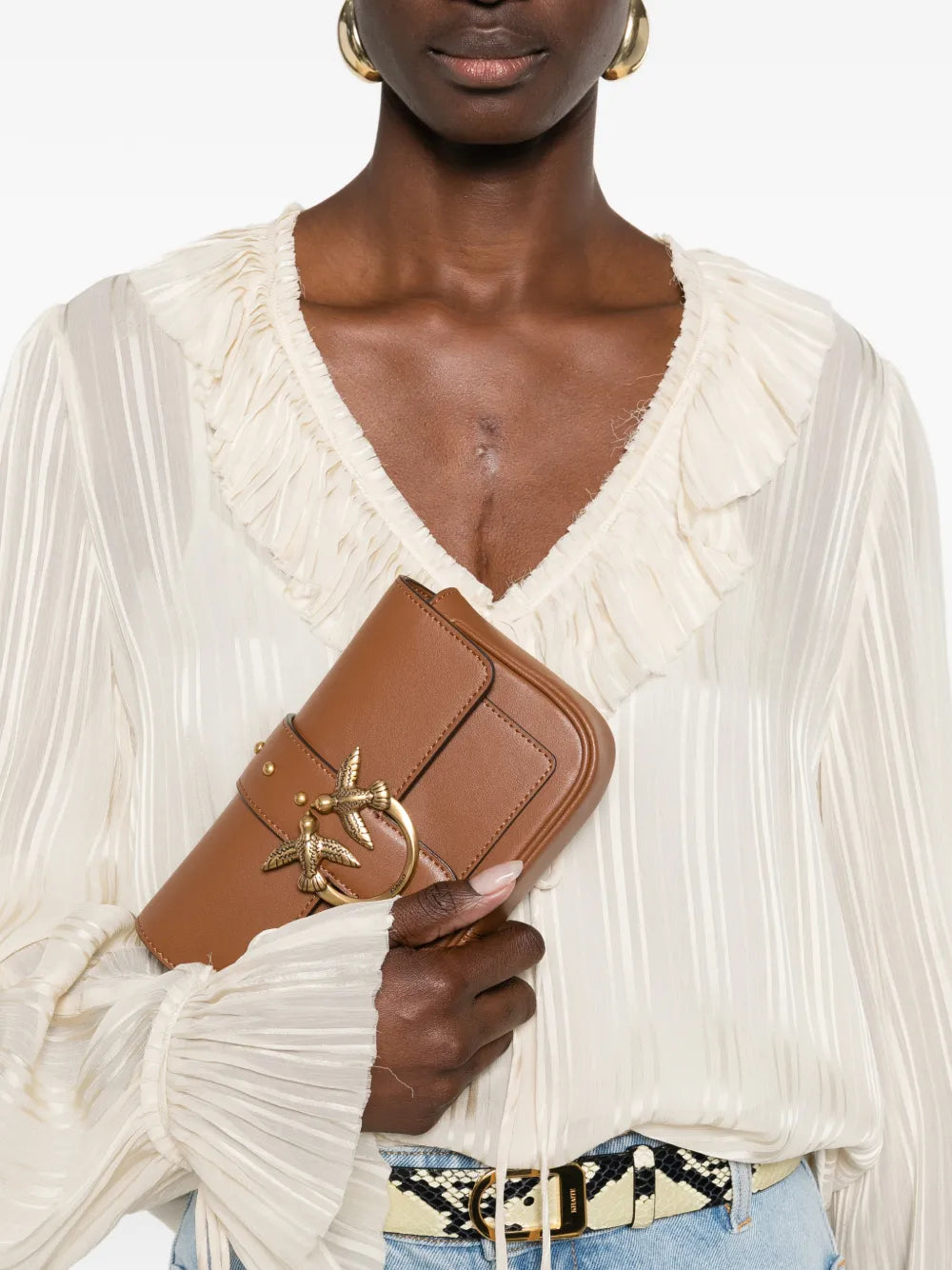 Pinko Mini Love One Pocket Shoulder Bag