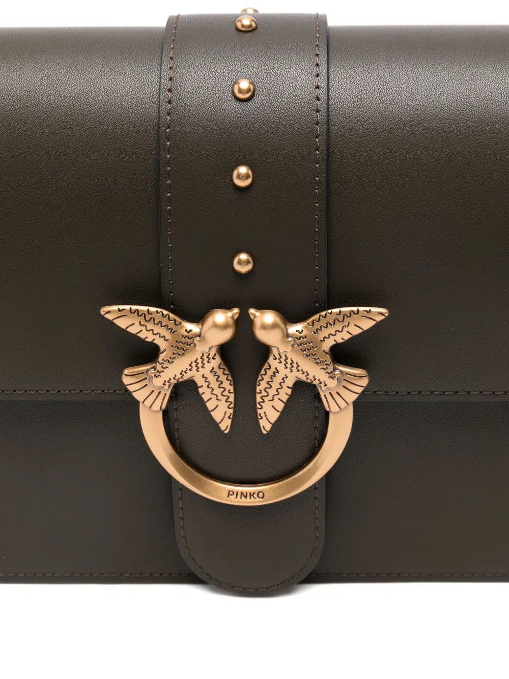Pinko Medium Love Bag One Leather Shoulder Bag