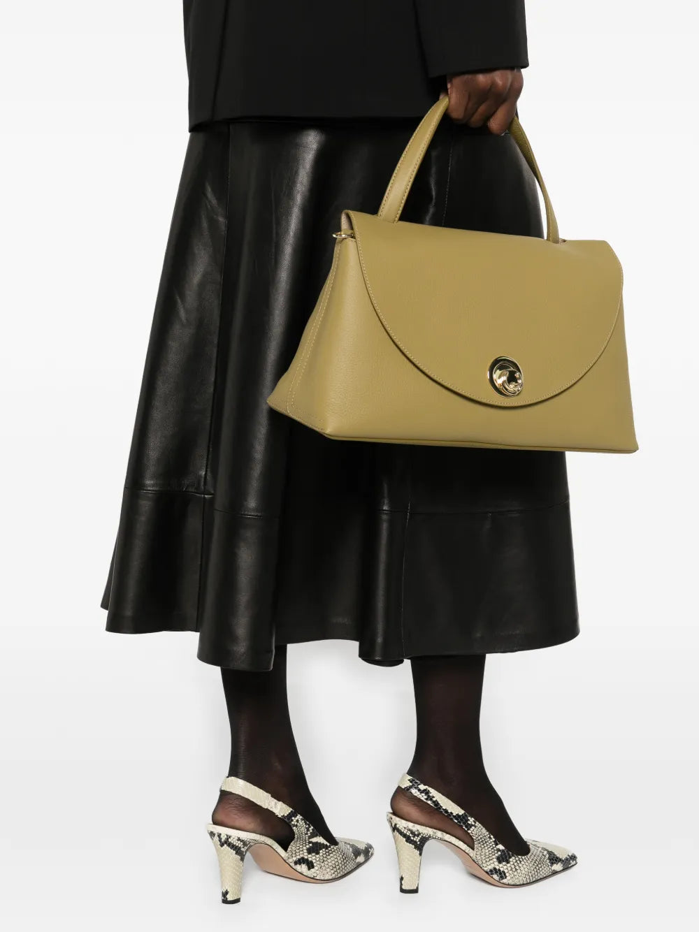 Coccinelle Medium Nikla Turn Lock Tote Bag