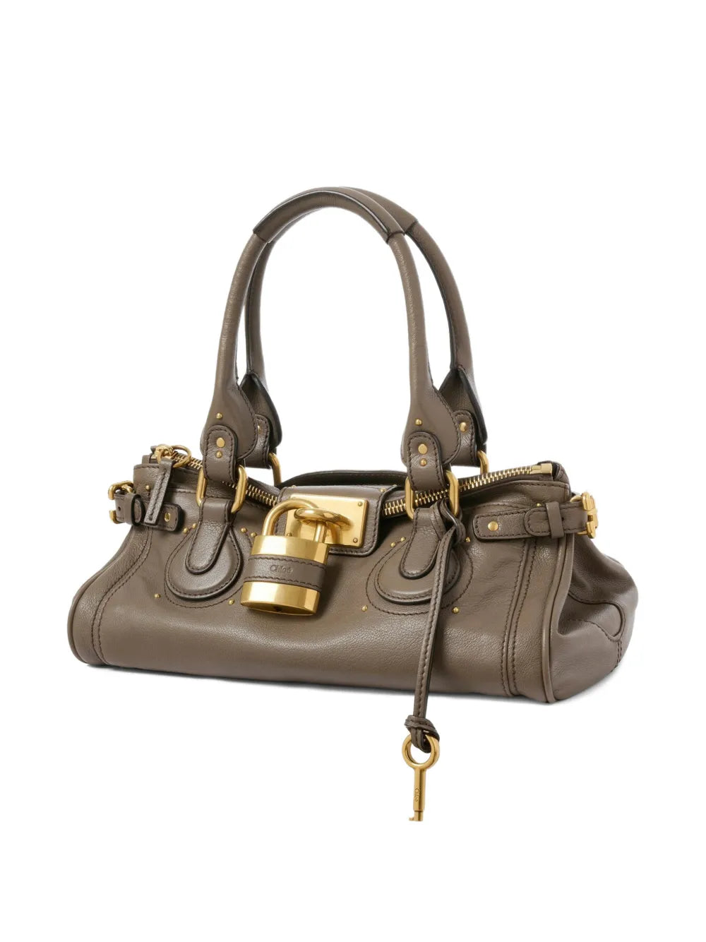 Chloe Paddington Padlock Detail Shoulder Bag