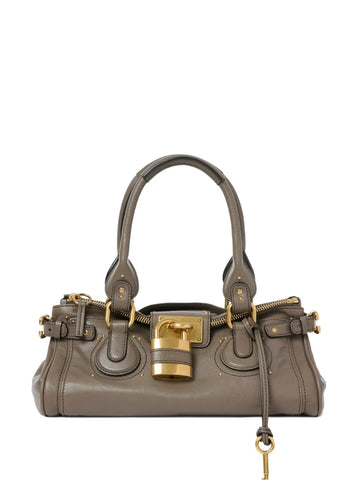 Chloe Paddington Padlock Detail Shoulder Bag